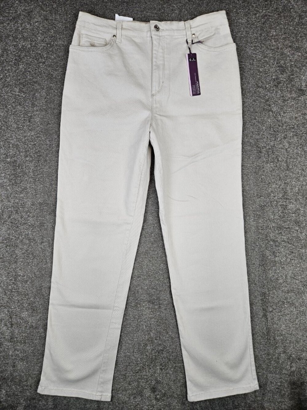 NWT Gloria Vanderbilt Amanda Heritage Fit Tapered Leg Jeans Womens 14 (33x30)
